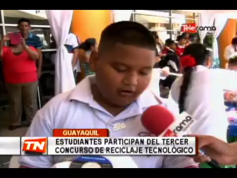 Estudiantes participan del tercer concurso de reciclaje tecnológico