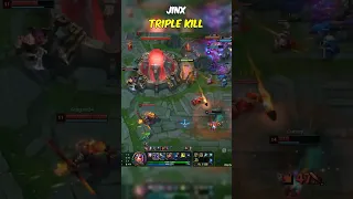 ???? UNBELIEVABLE JINX TRIPLEKILL ???? | LoL Funny Moments | League of Legends #Jinx #lol #lolmoment