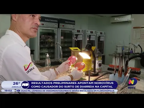 Resultados preliminares apontam norovírus como causador do surto de diarreia em Florianópolis