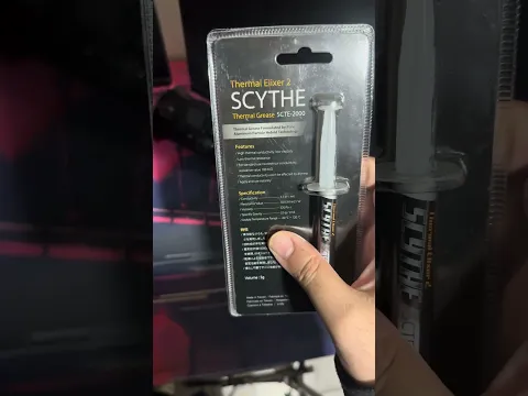 Aviso rápido,comprei a pasta térmica para fazermos o vídeo do upgrade