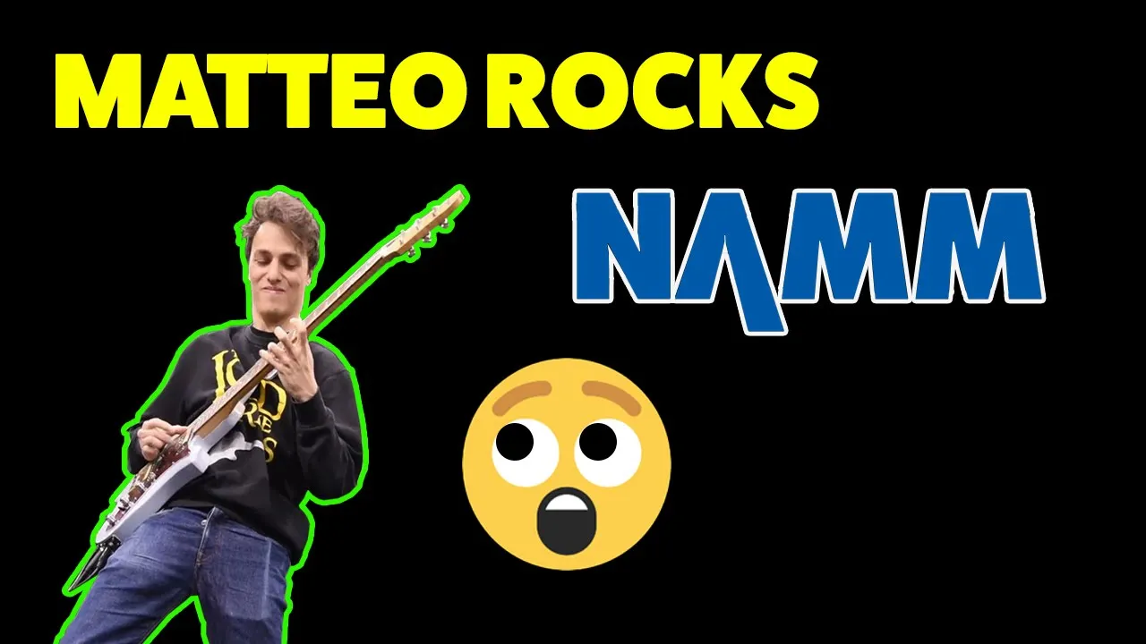 Matteo Mancuso SHOCKS The NAMM Show π± Matteo Mancuso SHOCKS The NAMM Show π±