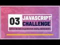 JavaScript Challenge 03 Write Alogrithm For Chess board Game using javascript loops javascript