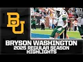 Bryson Washington Regular Season Highlights 2025 Big 12 Football