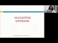 Study of nucleotide specialized databases