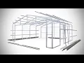 VersaTube 20X20X8 Summit Steel Garage Animated Overview
