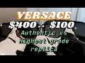 How to tell if Versace sunglasses are real or authentic Vs Replicas DHgateOfficial vs Saks
