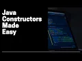 Constructors in Java Constructors Tutorial How To Code in Java Java Tutorial