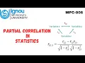 Partial Correlation MPC-006