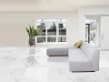 Chanel Carrara Shiny Glazed Polished Porcelain Floor Tile 1200 x 600mm