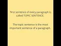Download Lagu What is Topic Sentence?
