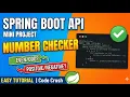 Connect HTML to Java Build a Spring Boot Number Checker Java Logic Even Odd Positive Negative