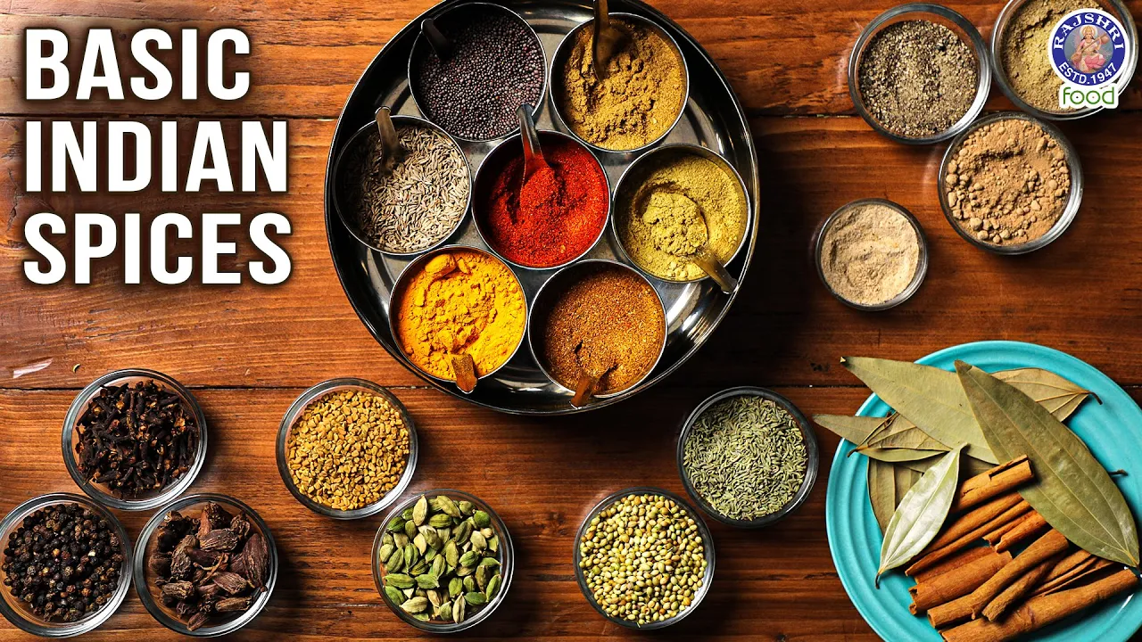 Basic Indian Spices   All About Spices Benefits   Indian Traditional Masala Box   Chef Ruchi Bharani