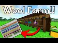 Minecraft Tutorial Sheep Farm 1 18 2 fully automatic WOOL