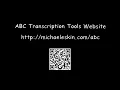 ABC Transcription Tools - Autoscroll Tunes into View