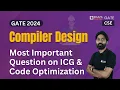 GATE 2024 Compiler Design Most Important Question on ICG Code Optimization BYJU S GATE