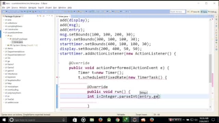 Make your own countdown timer in core java