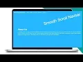 Bootstrap Navbar Smooth Scroll with Animation Effect Free download source code