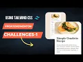 Frontend Mentor challenges part-1 Using Tailwind css HTML 5 Tailwind CSS
