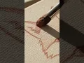 Squeaky Brush Magic AI-made Fox Coloring Page Close-Up Calm Textured ASMR