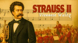 The Best of Strauss II - Waltzes, Polkas & Operettas |  Viennese Waltz | The Blue Danube 💃