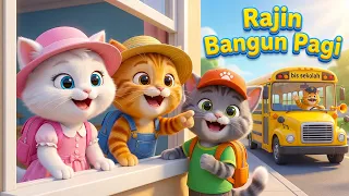 Anak Kucing Rajin Bangun Pagi - Lagu Anak Indonesia Lucu Animasi 3D - Zona ARH Kids