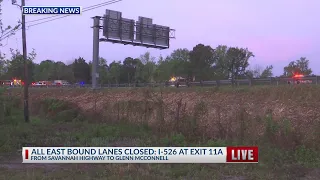 UPDATE I-526 W lanes reopen I-526 E lanes remain closed as gas leak clean up continues