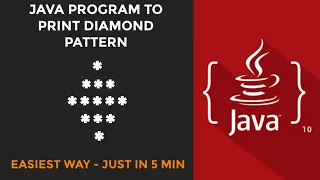 java program to print diamond pattern