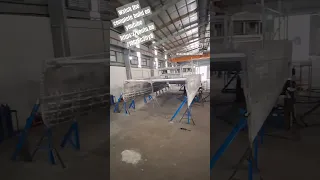 Almost a performance catamaran.  #welding #aluminiumfabrication #boatbuild #performanceboats