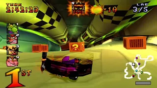 CTR PSX PS1 Cheat Uka Uka 9x With Komodo Joe