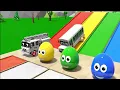 Baby Shark + Bingo Song - Fire truck, School Bus VS High Bridge - Baby Nursery Rhymes & Kids Songs