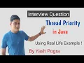 Thread priority in java What is thread priority How is thread priority assigned in Java