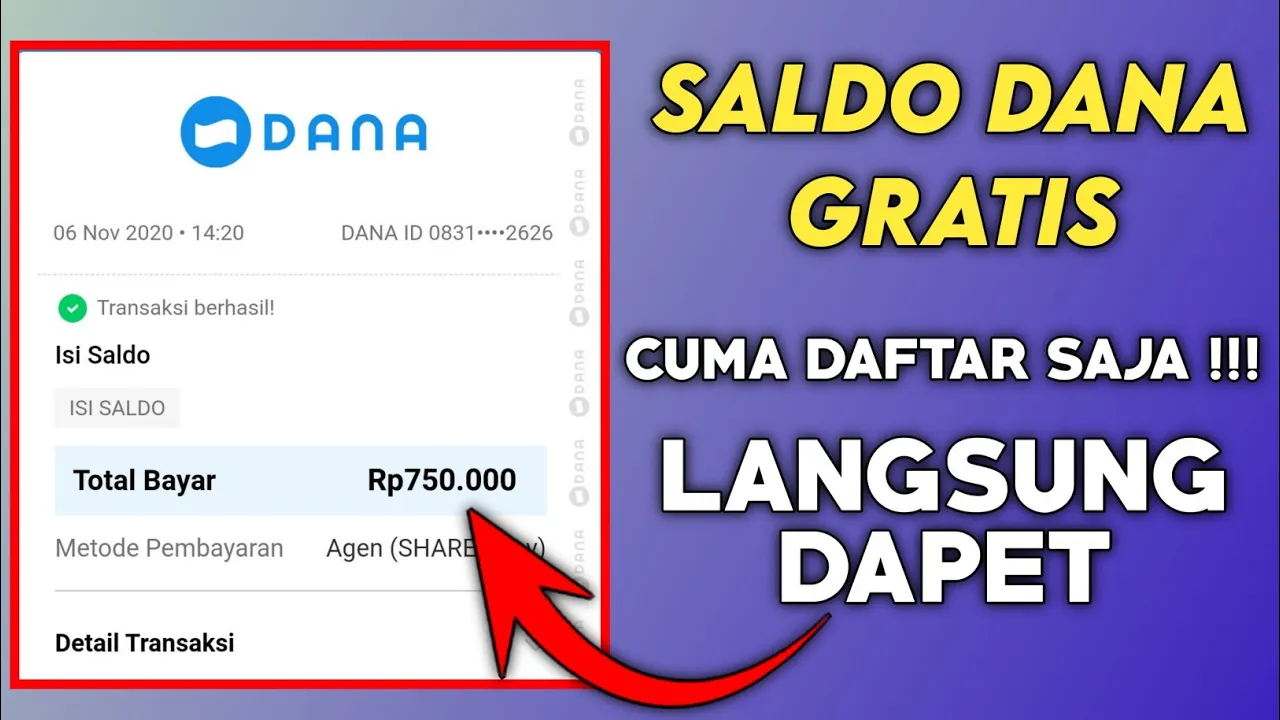 TANPA APLIKASI!! Cara Mendapatkan Saldo Dana Gratis 2020!!. 