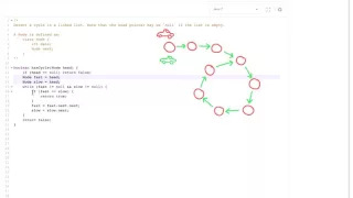 Data Structures: Cycles in a Linked List