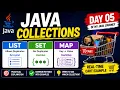 Day 5 Java Collections Framework Explained with Real-Time Shopping Cart Example List Set Map