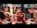 Lagu SYMPHONIC METAL \u0026 ROCK 🔥 Piano🎹 Violin🎻 Guitar🎸blend Boost energy while Working / Gaming 3-Hrs