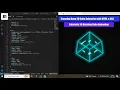 Stunning Neon 3D Cube Animation with HTML CSS CSS Only 3D Rotating Neon Cube