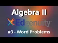 Algebra II Word Problems Edgenuity