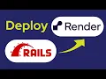 Ruby on Rails Deployment with Render