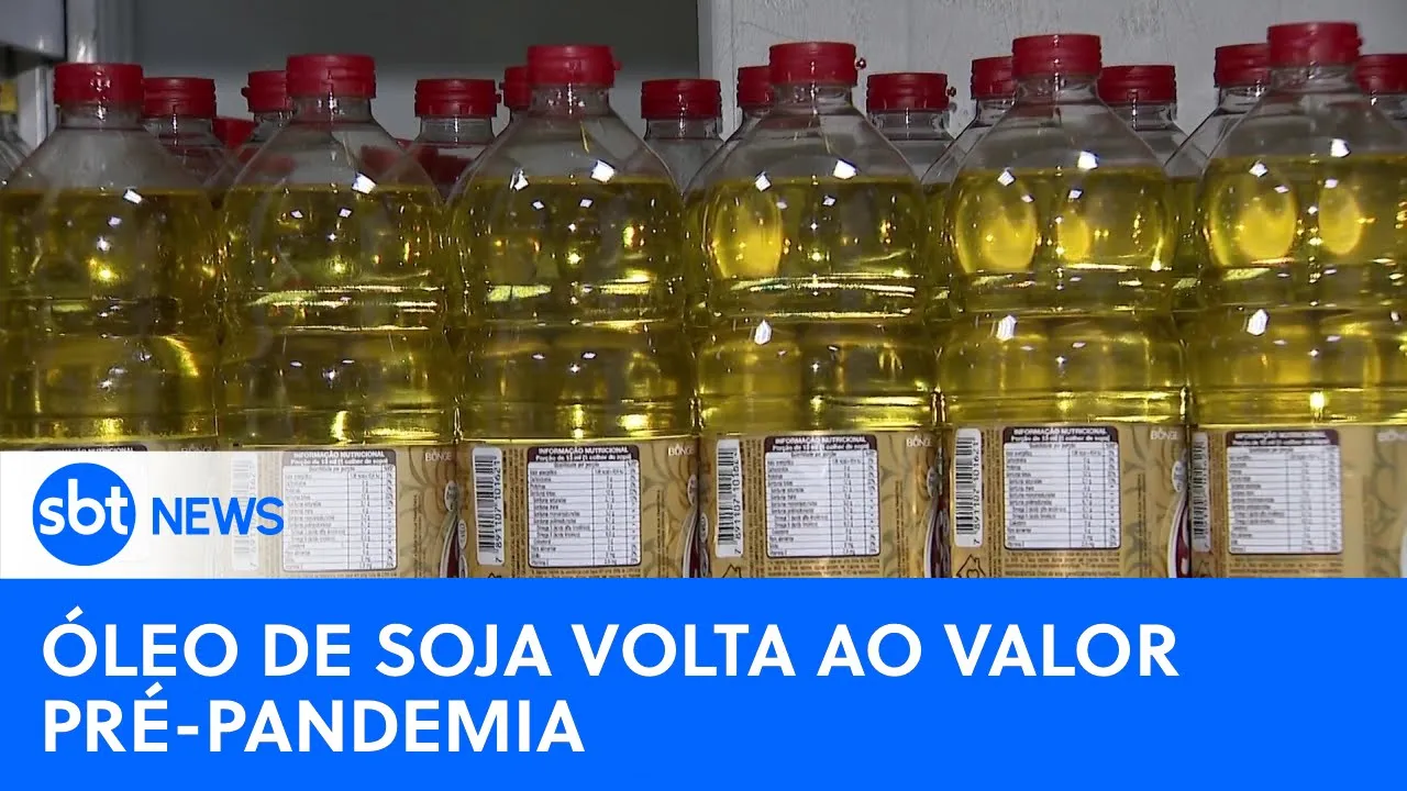 Preço do óleo cai quase 40% em doze meses | #SBTNewsnaTV (18/08/23)