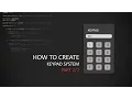 Tutorial How to create keypad system in Unity3D Part - Coding Scripts Download