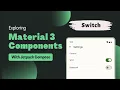 Switch Exploring Material Design 3 Components Jetpack Compose Android Kotlin