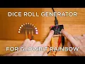 Dice Roll Generator Project For GlowBit Rainbow Micro bit