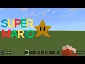 Minecraft Super Mario Super Star 8 Bit Pixel Art Tutorial