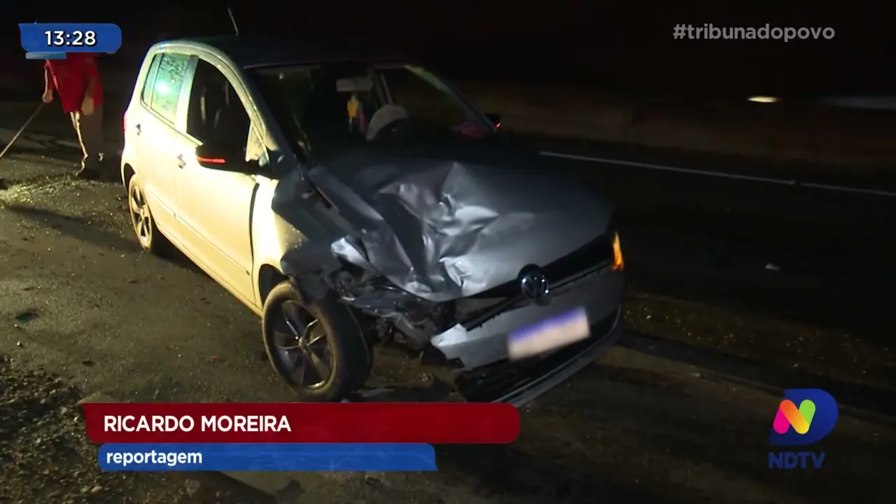 Acidente em Joinville: duas pessoas ficam feridas no Distrito Industrial