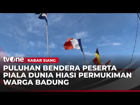 Semarakkan Piala Dunia 2026, Warga Badung Hias Jalan dengan Negara Peserta
