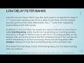 Multirate Signal Processing 14 LDFB - 01 Introduction