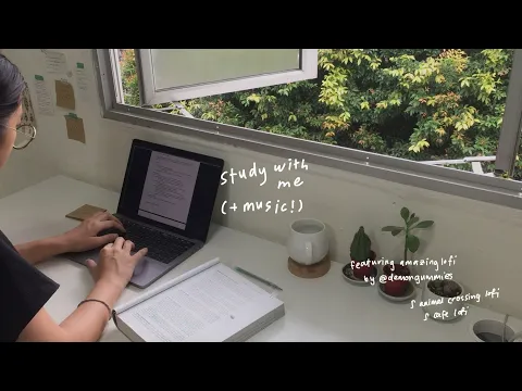 1 hour study with me (with lofi background music) 🍃