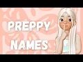 Preppy names ideas to give at your account ZEPETO