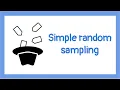 Simple random sampling GCSE Statistics
