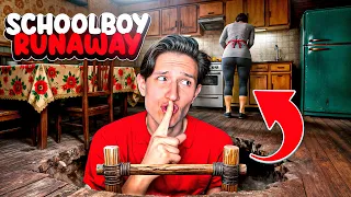 ESCAPÉ DE MIS PADRES *final secreto* |SchoolBoy Runaway